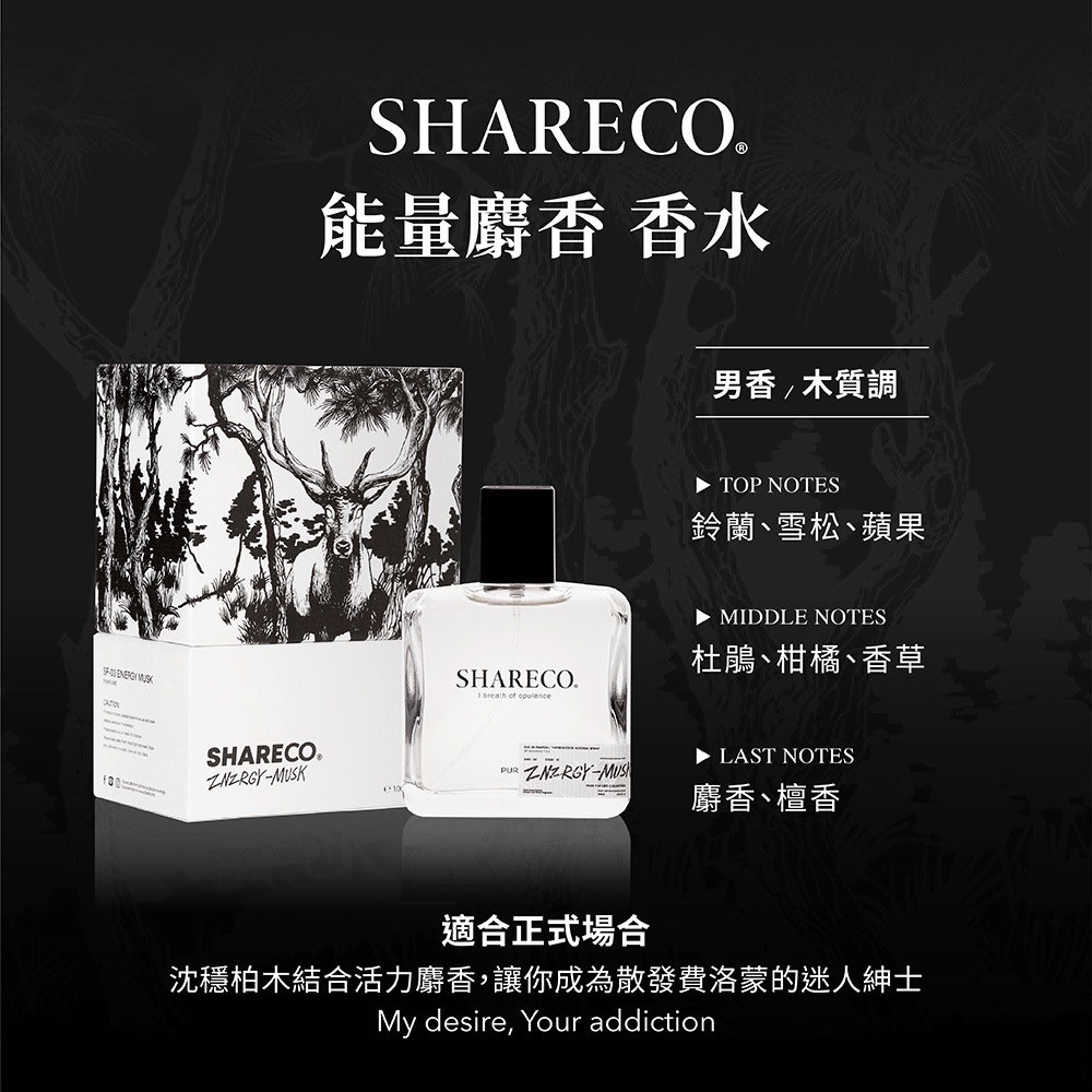 SHARECO 全新升級版維吉尼亞男性香水#萬名網紅網友明星愛用瘦子唯一 