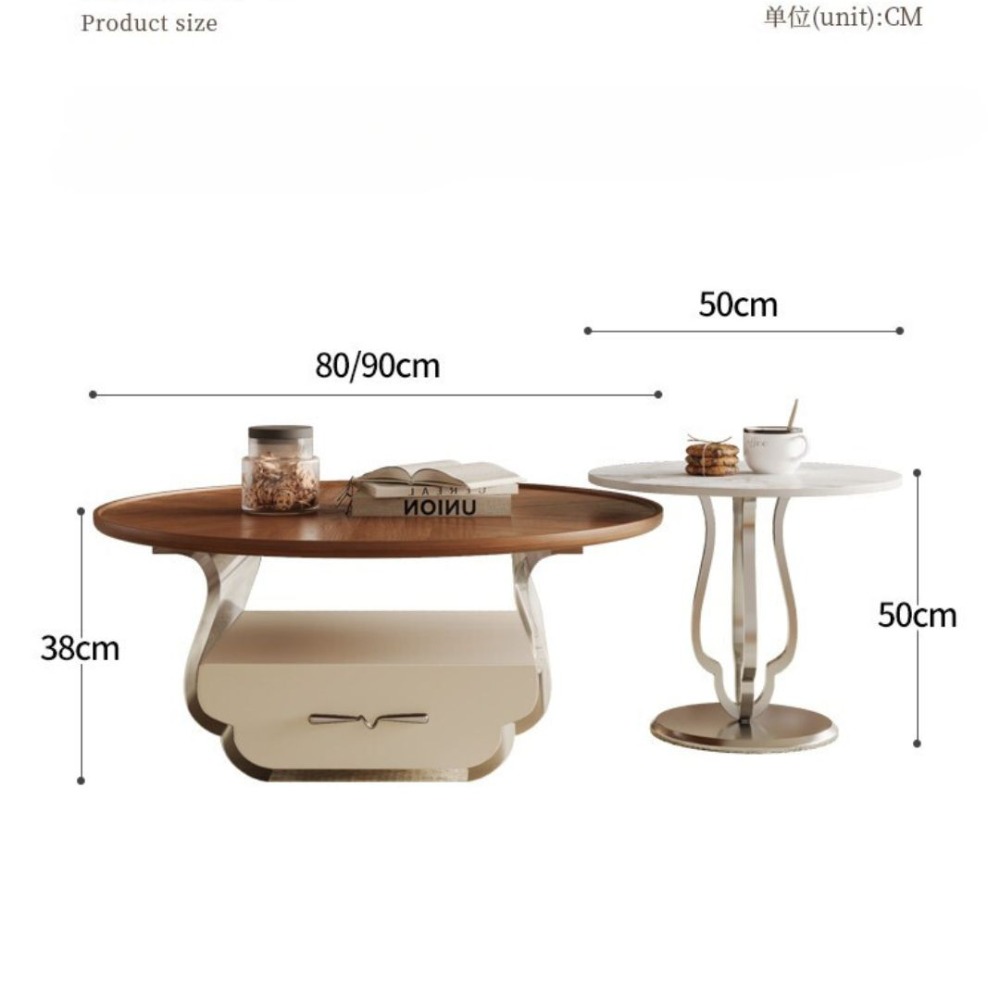 大小圓茶几組合 132-11