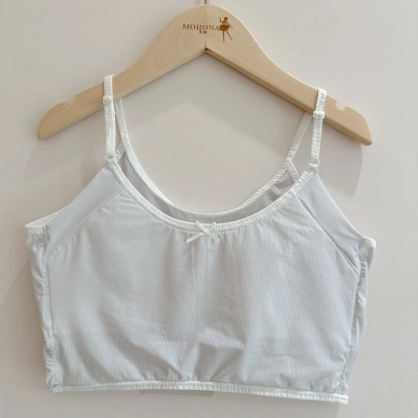 NO.1390 少女成長型 第一階段 保護型-防副乳膠原蛋白/涼感 短背心 