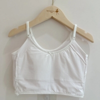 NO.1390 少女成長型 第一階段 保護型-防副乳膠原蛋白/涼感 短背心 