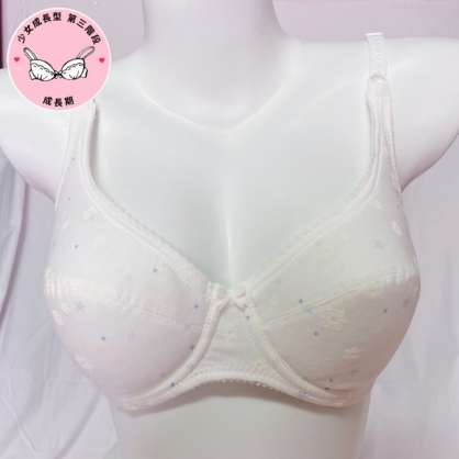 NO.980 少女成長型 第三階段 軟鋼圈棉材質內衣