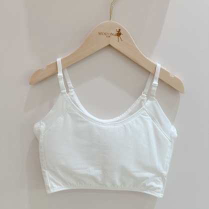 NO.1390 少女成長型 第一階段 保護型-防副乳膠原蛋白/涼感 短背心 