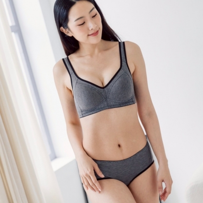 No.2249 快乾透氣 水潤白 無鋼圈手工內衣