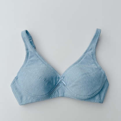 NO.2588  彈性網無鋼圈B-C罩杯內衣(吸濕排汗)