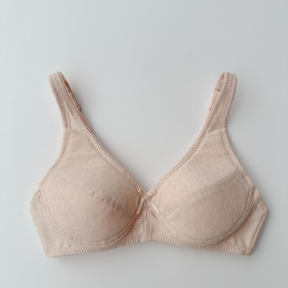 NO.2588  彈性網無鋼圈B-C罩杯內衣(吸濕排汗)