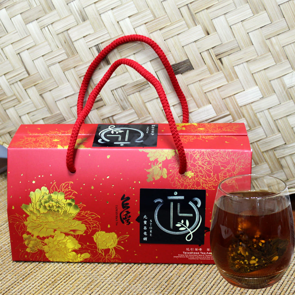 元豐昌茶舖 薑紅茶花開富貴提盒 3g 15包 盒 冷冷的天最適合來杯薑紅茶 優先購線上購物